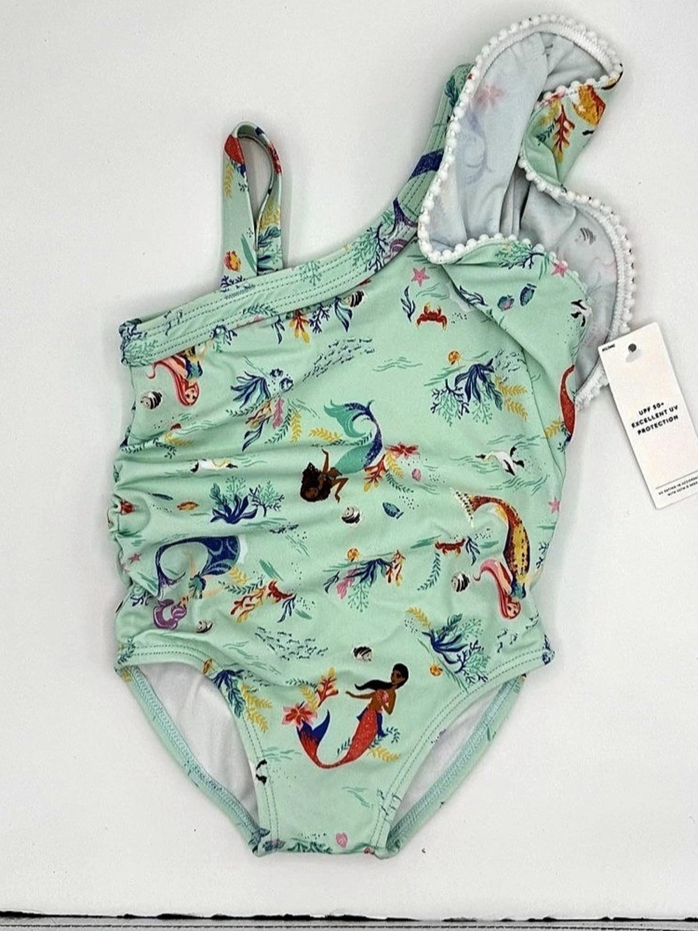 Janie and Jack Disney Little Mermaid One-Piece Swimsuit Baby 18-24M NWT
